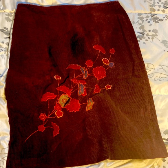 Ann Taylor Loft Corduroy skirt - Picture 1 of 5